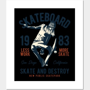 Skate And Destroy Posters and Art